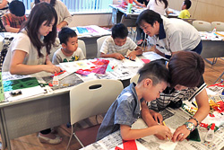 Children visiting day