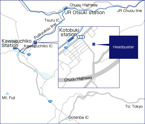 Headquarters Access Map